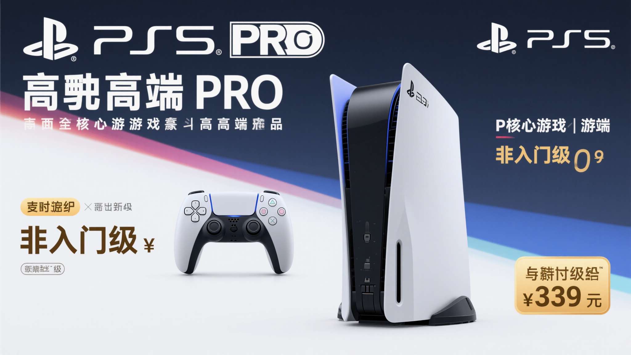等等党哭晕了!PS5、PS5 Pro港版主机官宣大幅涨价 PS5 Pro的高端定位:作为面向核心玩家的旗舰产品,PS5 Pro本身售价已处